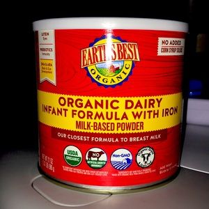 Earth’s Best Organic Dairy Infant Powder Formula with Iron